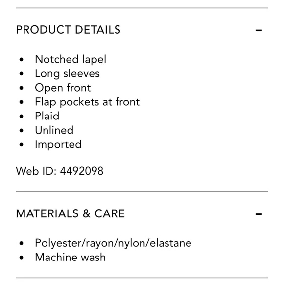 Liverpool Los Angeles Plaid Boyfriend Blazer - Picture 4 of 4